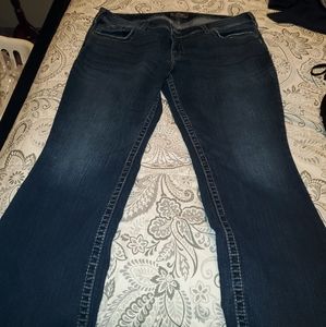 Seven 7 Jeans -Dark Navy-raw hem